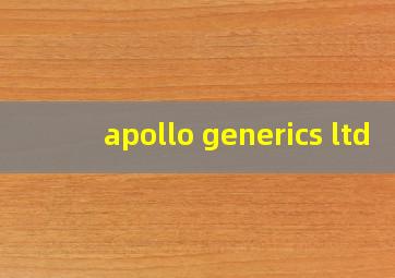 apollo generics ltd